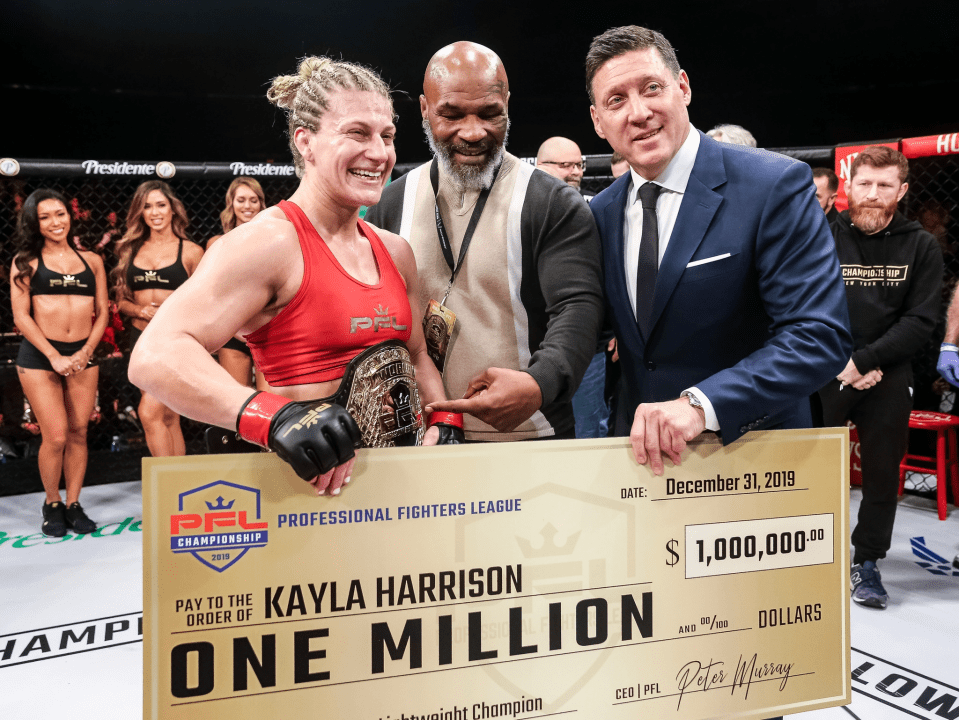 Olympic champ Kayla Harrison, boxing legend Mike Tyson and PFL CEO Peter Murray