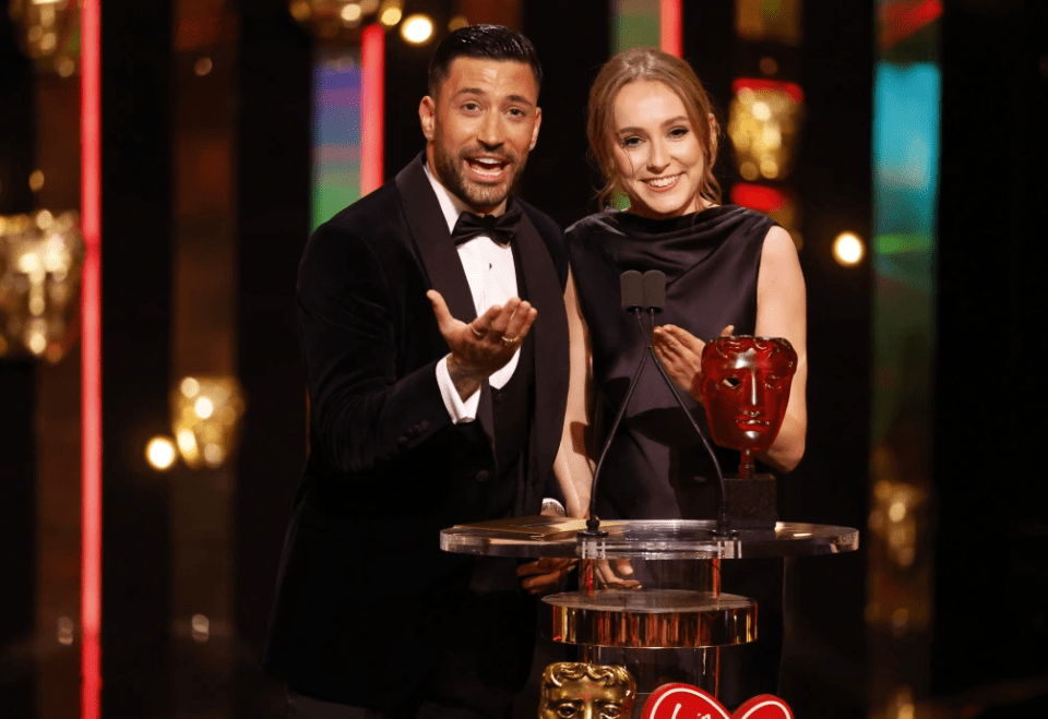 The pair won must-see moment at the BAFTA TV awards