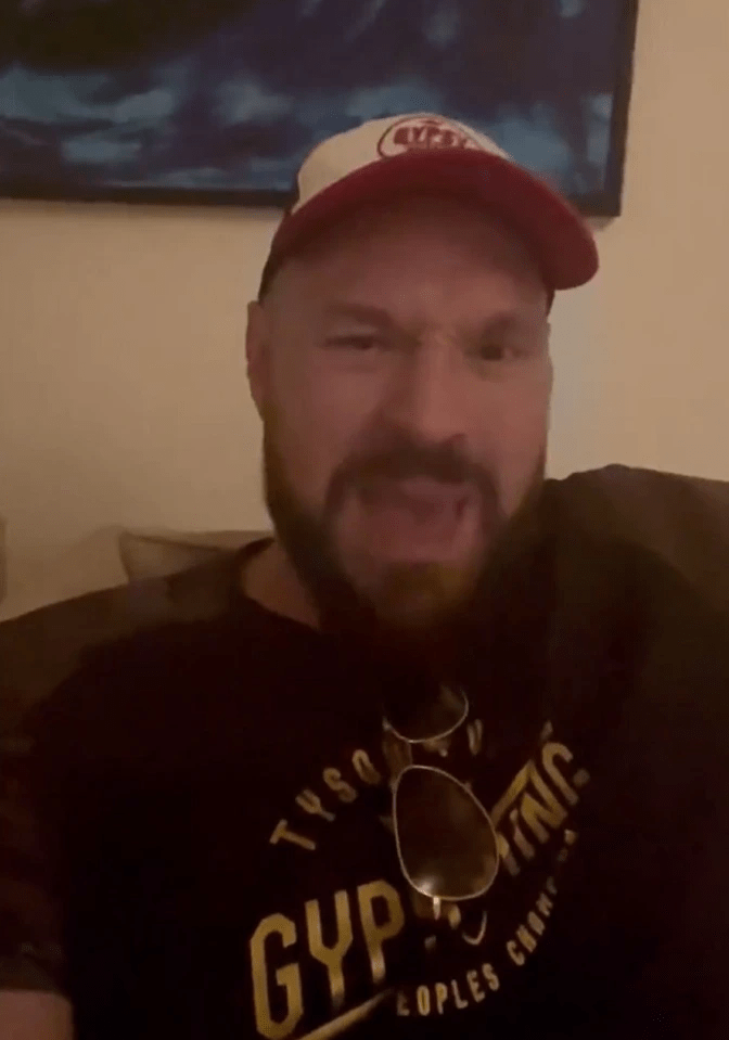 It comes just hours after Tyson posted a now-deleted Instagram video accepting Oleksandr Usyk’s fight challenge