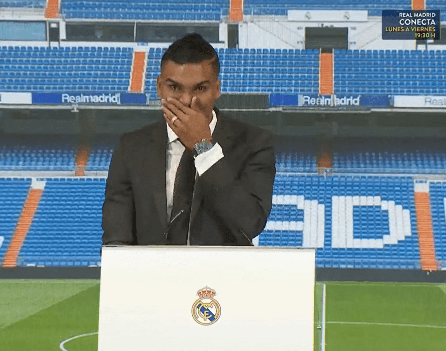 Casemiro is on his way to join Man Utd