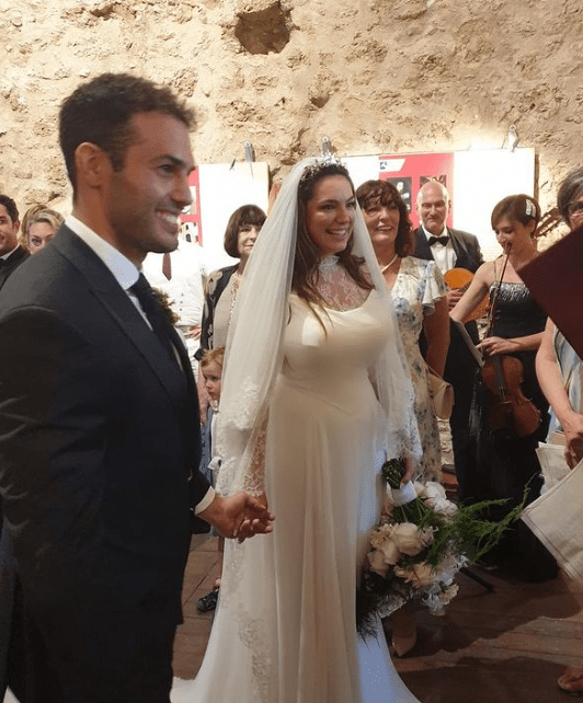 The happy couple got married earlier this month in Italy