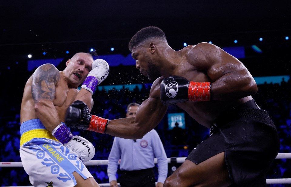 Joshua had good success with the body shots throughout the fight