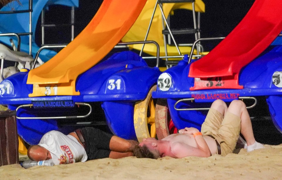 Partied out revellers in Magaluf often wake up on the beach