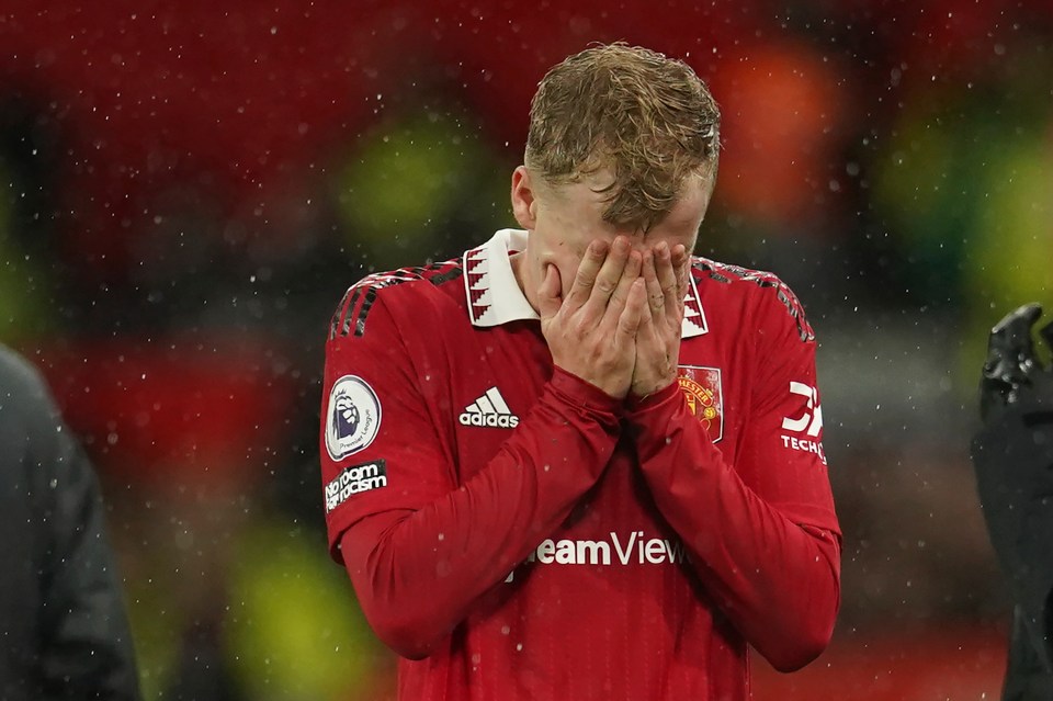 Donny van de Beek has struggled since his arrival at Man Utd last summer