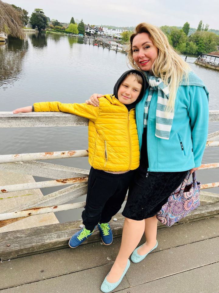 Tania Orlova, 44, came to Britain from Kyiv in April with eight-year-old son Danylo and her mum Liubov, 74, under the Homes for Ukraine scheme