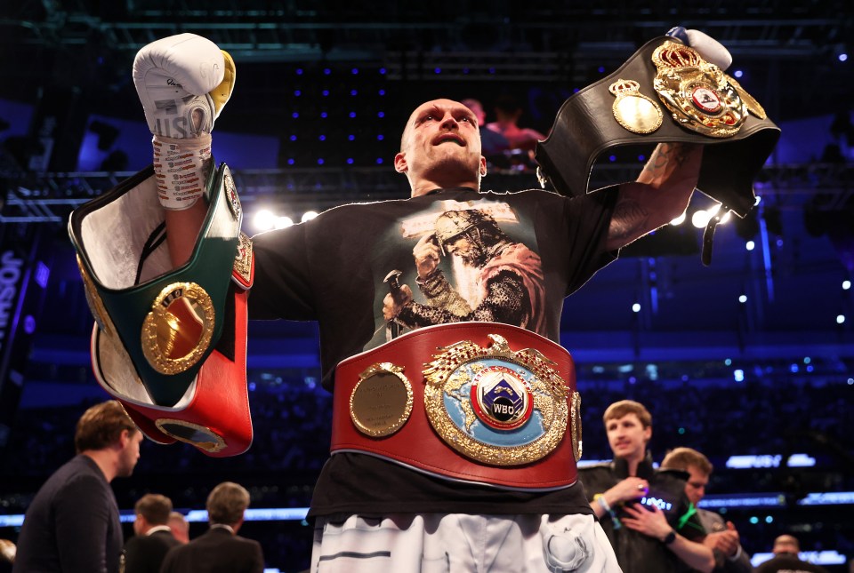 Usyk became heavyweight champ after beating AJ