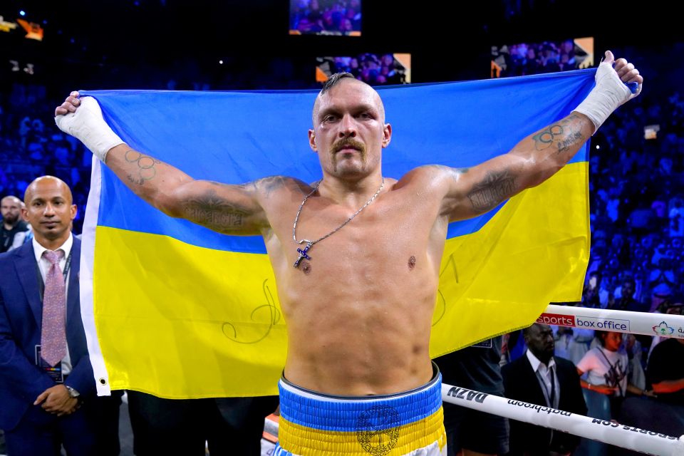 It was an emotional victory for Usyk who dedicated it to the people of Ukraine