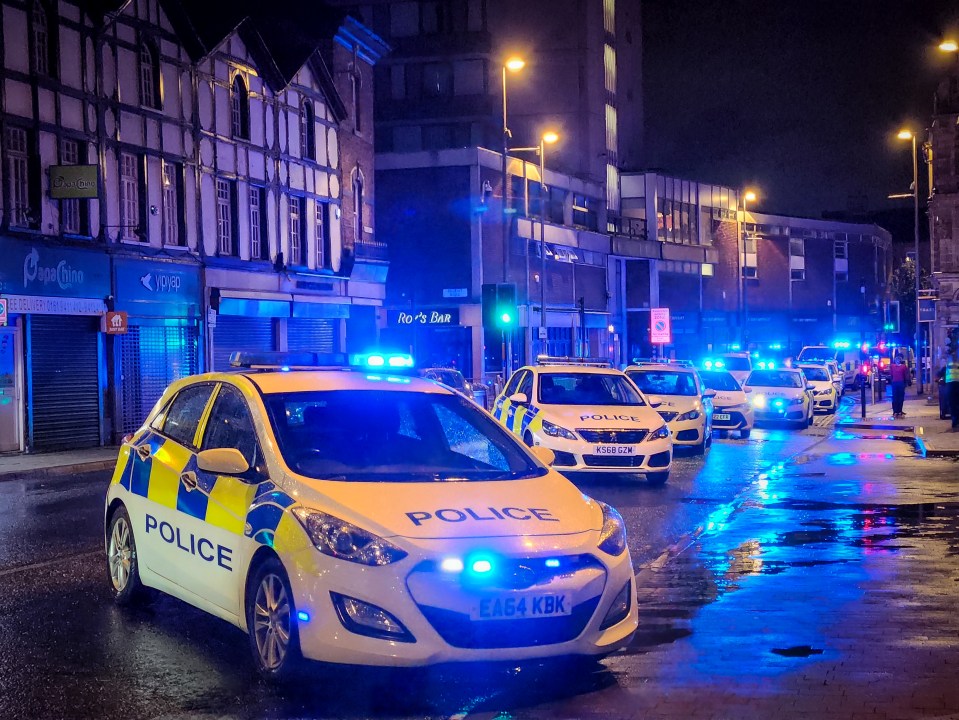 Police are appealing to the public for further information after two males were stabbed in Altrincham