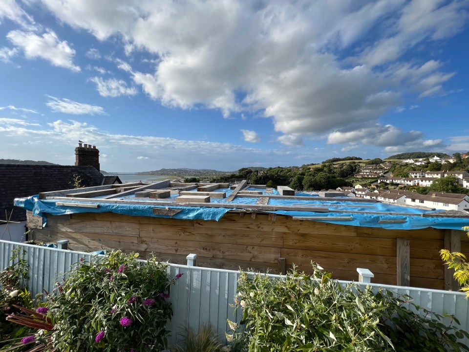 Locals have blasted their neighbour’s 20m-long extension he built in his garden