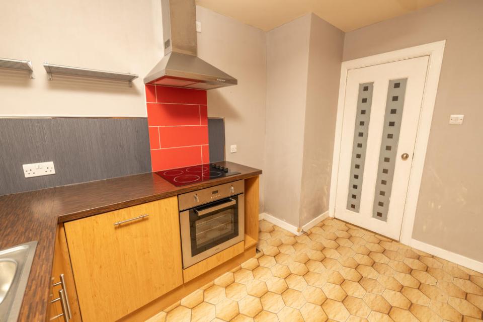 The kitchen is described as being spacious