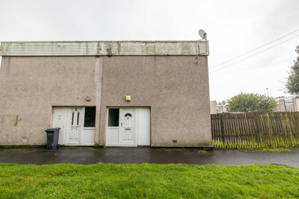 The two-bed home in Scotland is like something out of a horror film because of its lack of windows