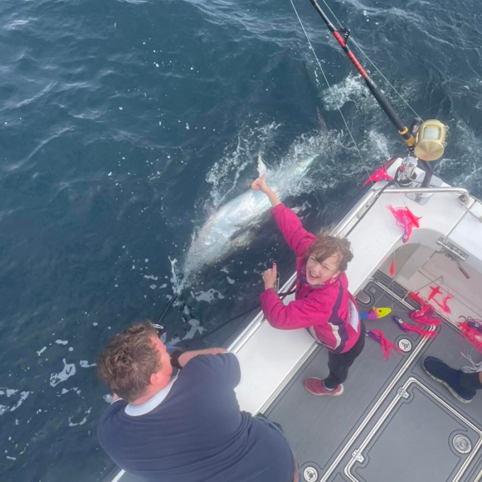 Izzy Crotty caught a 28st bluefin tuna on just her second fishing trip