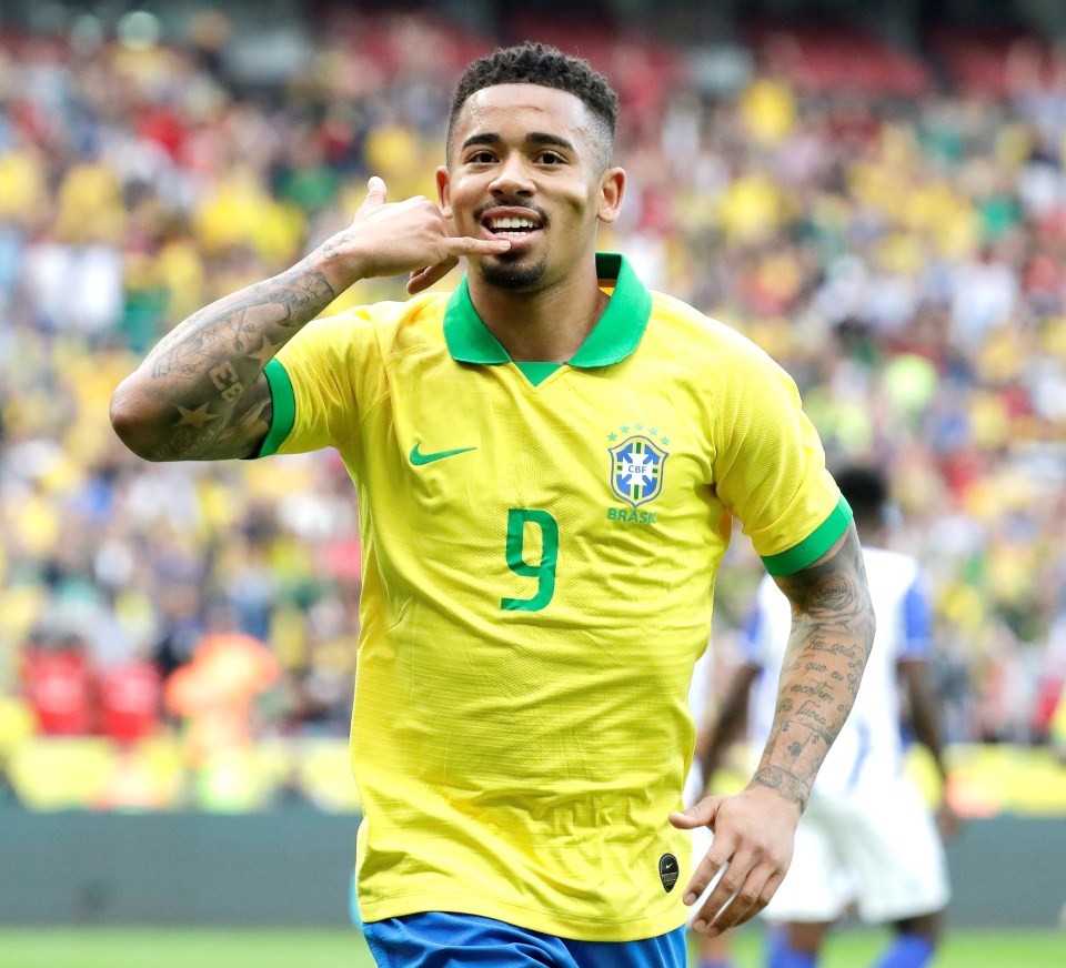 Gabriel Jesus failed to get a call-up to the latest Brazil squad