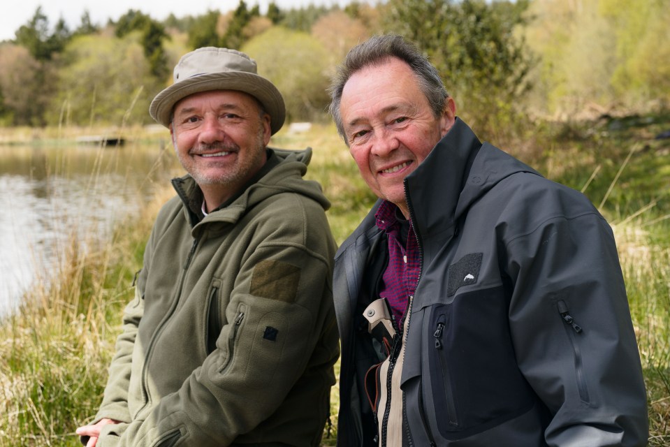 The comedy legend stars in Gone Fishing with his good pal and fellow comedian Paul Whitehouse