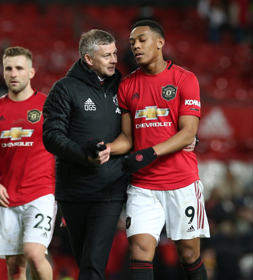 Solskjaer's insistence in needing Martial saw the player soldier on injured