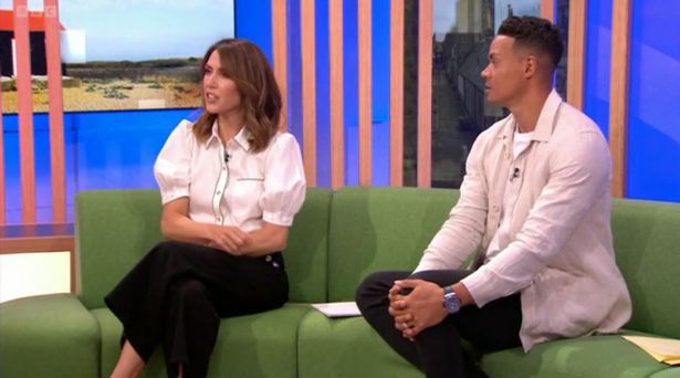 Hosts Alex and Jermain was also wowed by Jeff's inspirational health battle