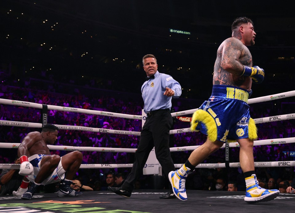 Luis Ortiz made it to his feet after each knockdown