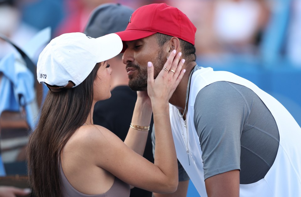 The couple aren't afraid of shows of PDA