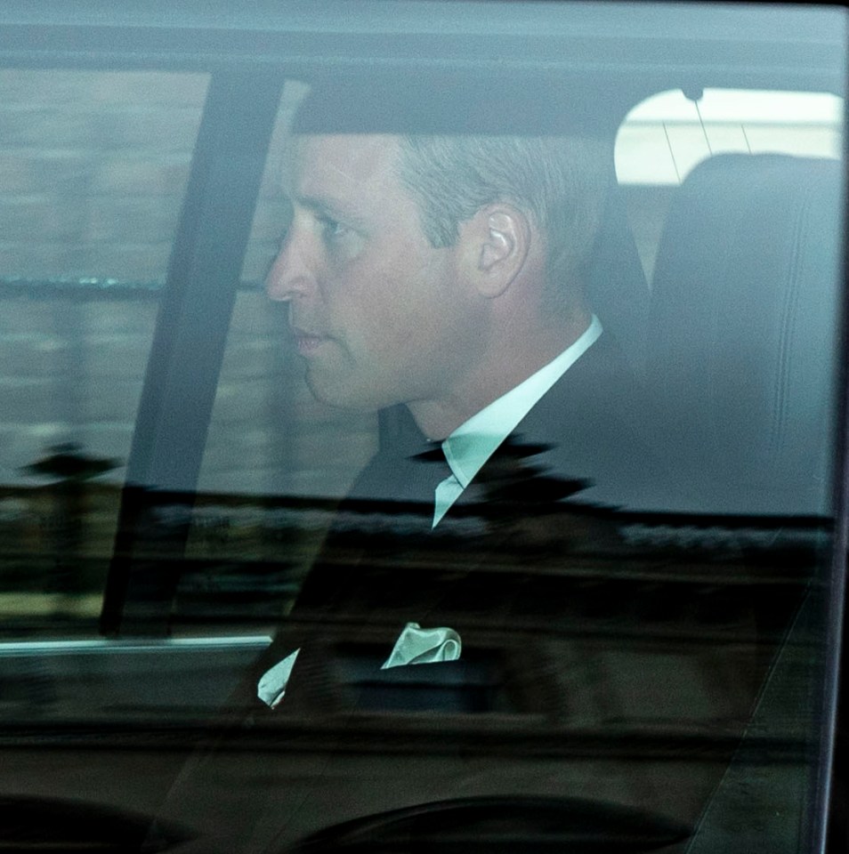 William was later pictured leaving St James’ Palace