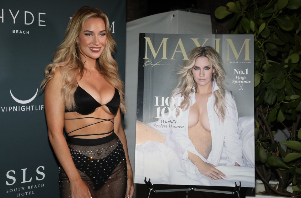 Paige Spiranac was recently named Maxim's "Sexiest Woman" of the year