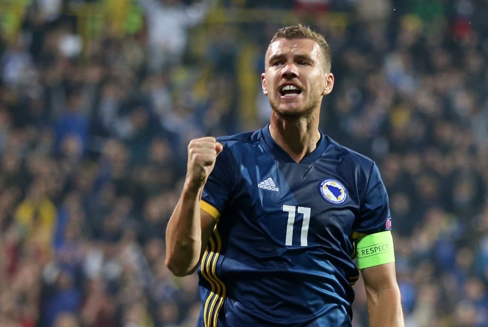 Edin Dzeko will boycott Bosnia and Herzegovina’s friendly clash against Russia