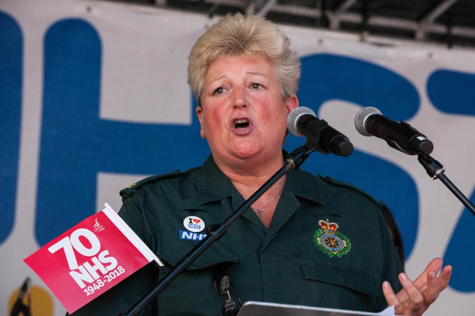 Debbie Wilkinson - a paramedic and prominent Labour activist featured in a prime-time news report on NHS pay rises