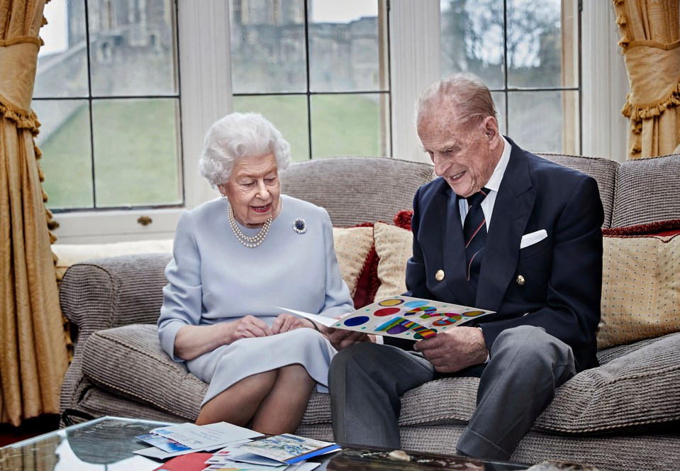 The Queen with her beloved husband Philip