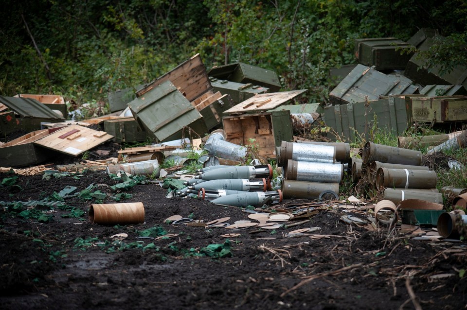 Soldiers are leaving weapons behind amid the hasty retreat