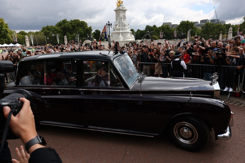 Charles has arrived at Buckingham Palace following an Accession Council ceremony at St James’s Palace