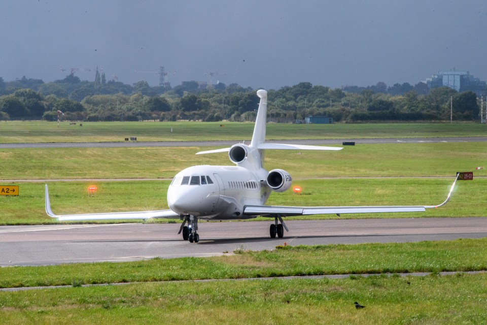 Members of the Royal Family depart RAF Northolt in West London