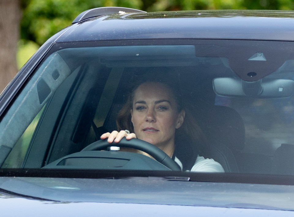 Kate Middleton spotted leaving her family's new home in Windsor