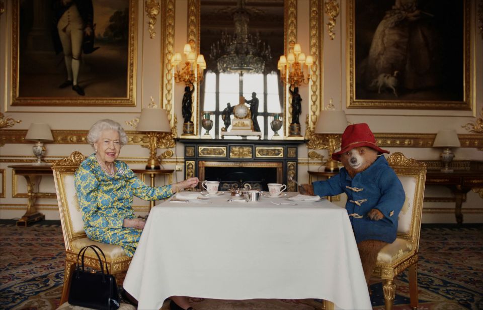 The Queen took tea with Paddington Bear to mark her Platinum Jubilee