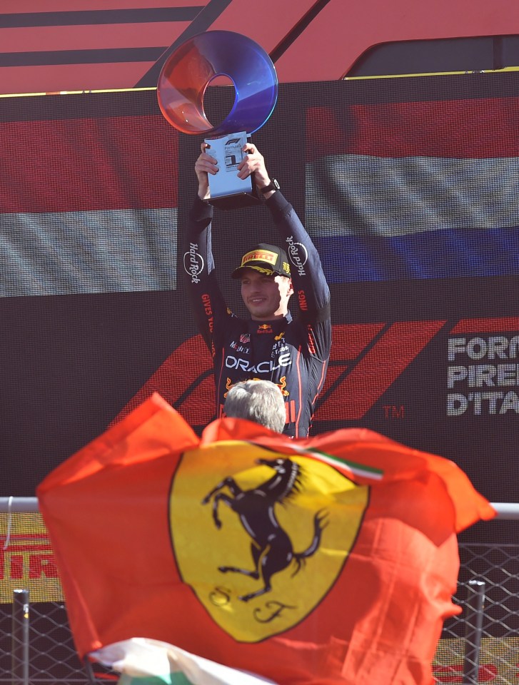 Max Verstappen clinched victory at the Italian GP