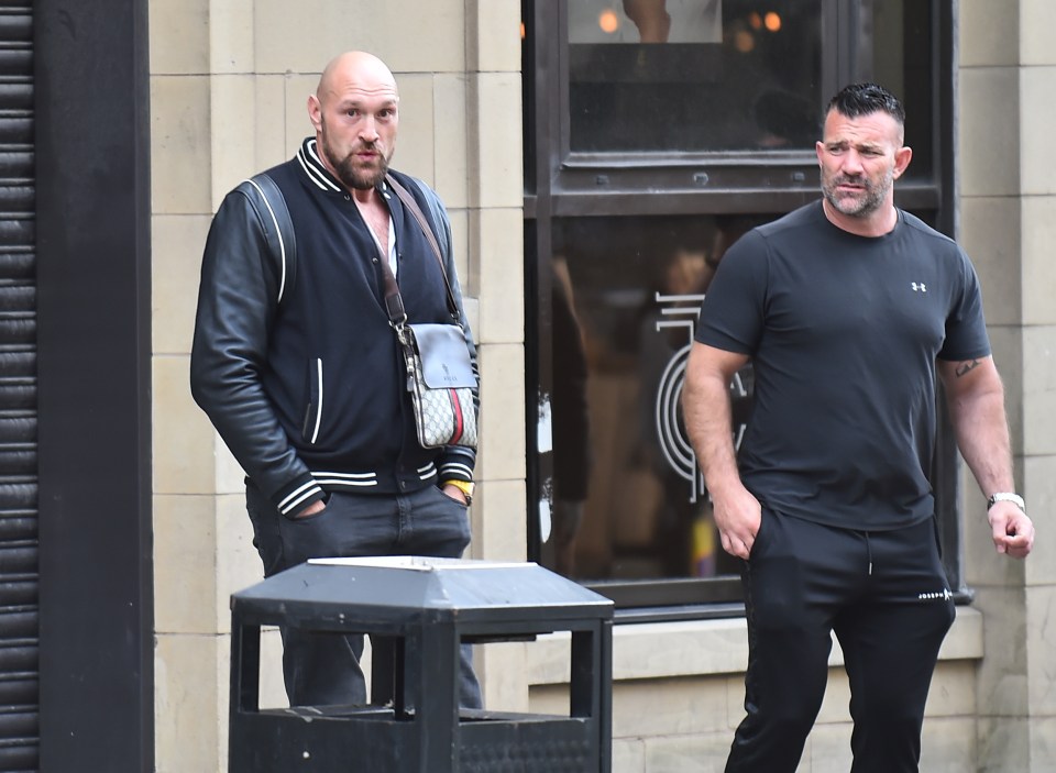 Tyson Fury has filmed scenes for his Netflix docuseries in Manchester