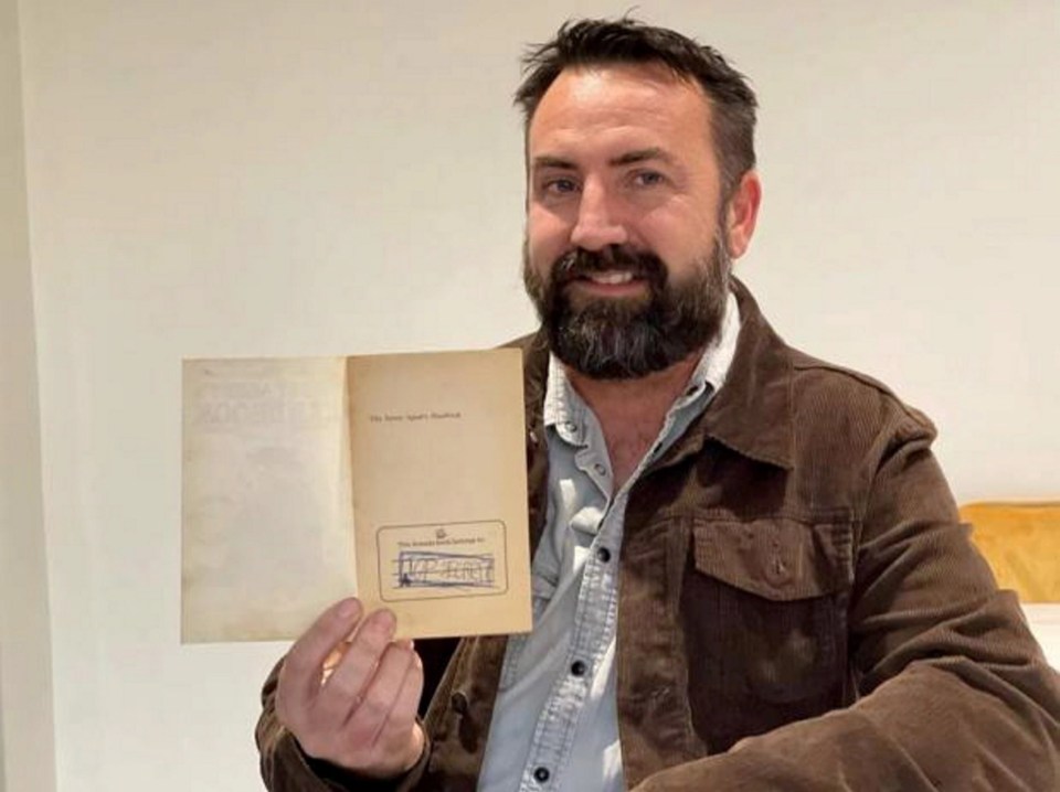 Tom Tolson, 49, was stunned when he bought the same book he once owned as a child on Amazon