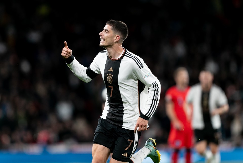 Kai Havertz’s second snatched a draw for Germany after a Nick Pope earror