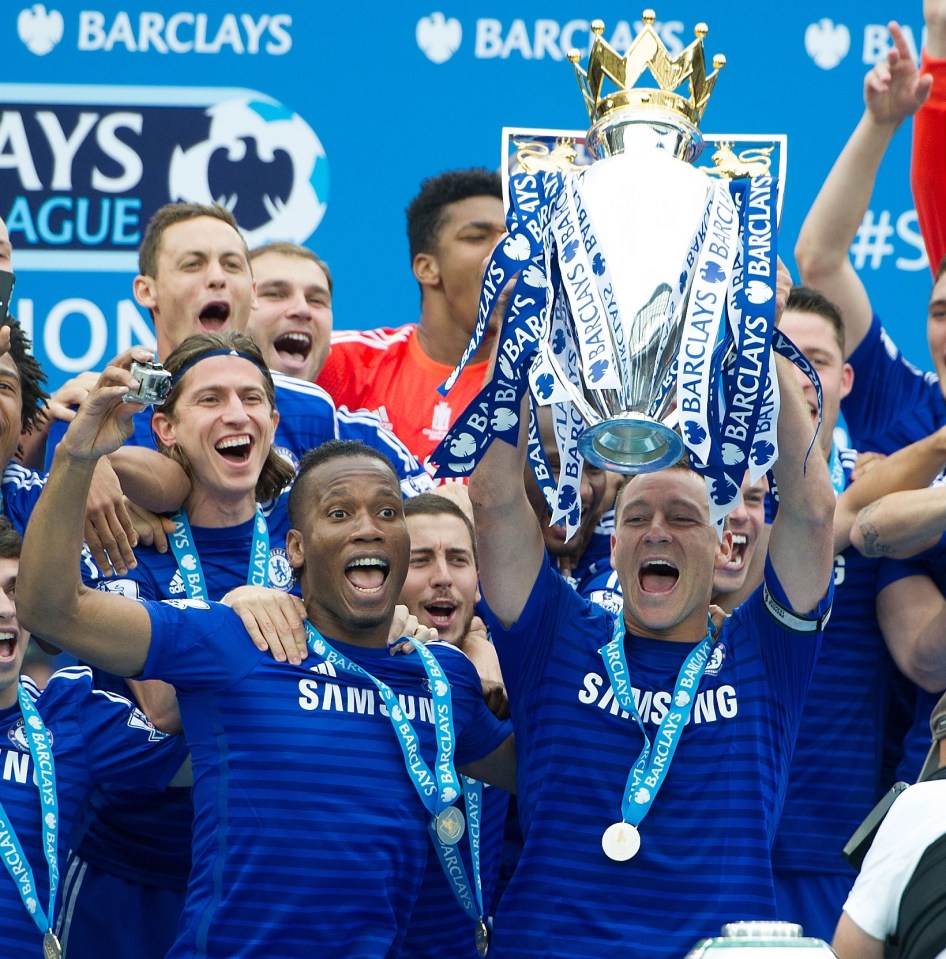 Drogba and Terry won four Premier League titles together