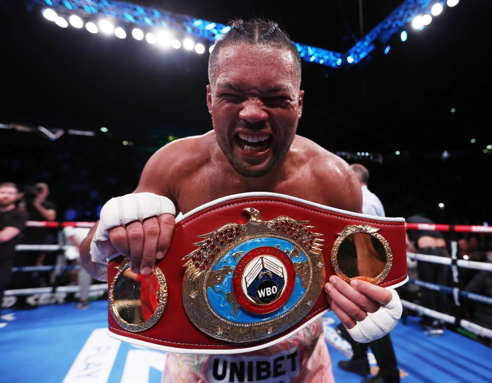 Joe Joyce wins the WBO 'interim' heavyweight title