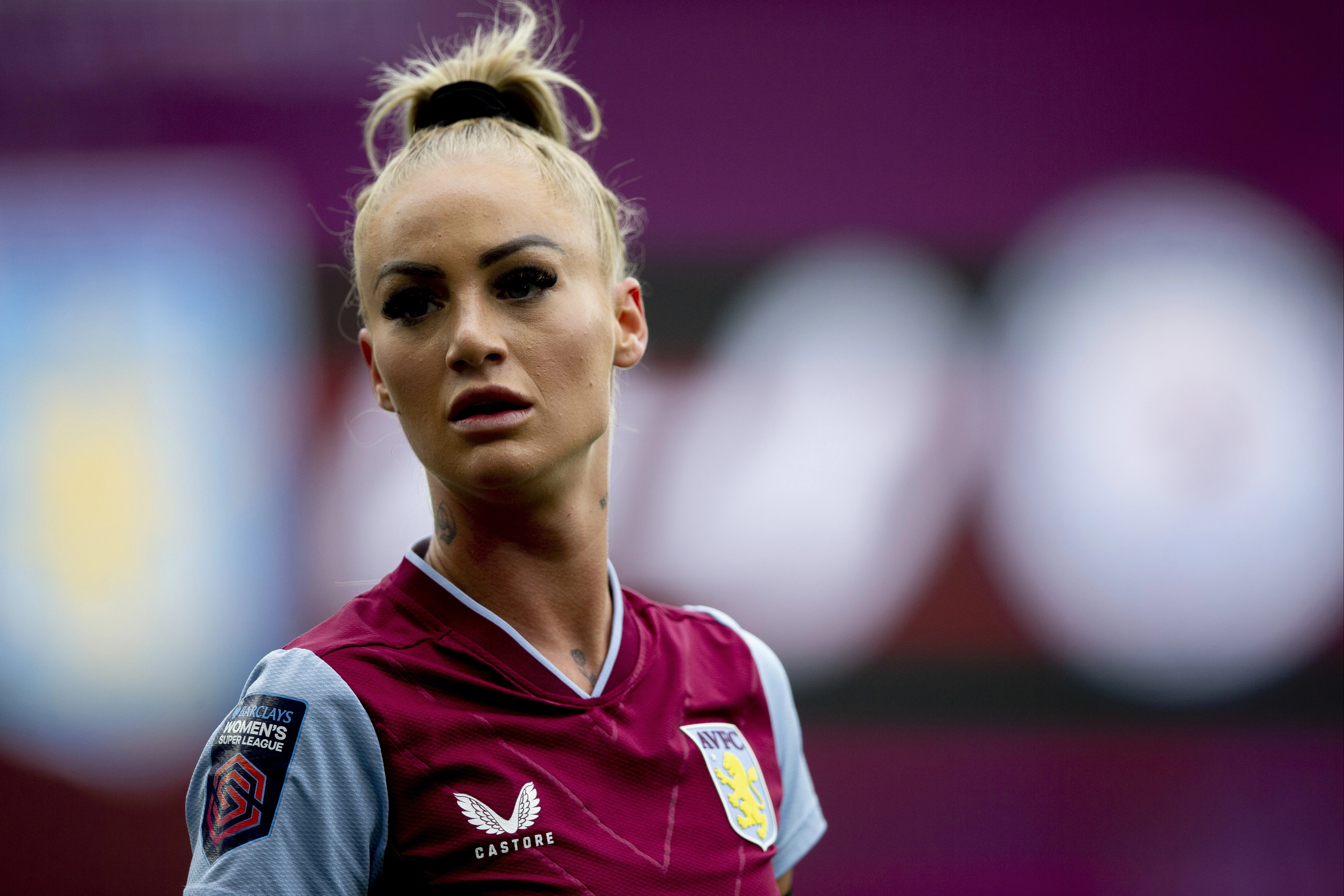 Alisha Lehmann of Aston Villa was thrilled to see herself in FIFA 23.