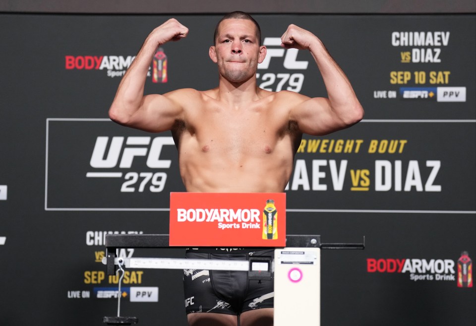 The future of Chimaev's fight with UFC icon Nate Diaz is unknown