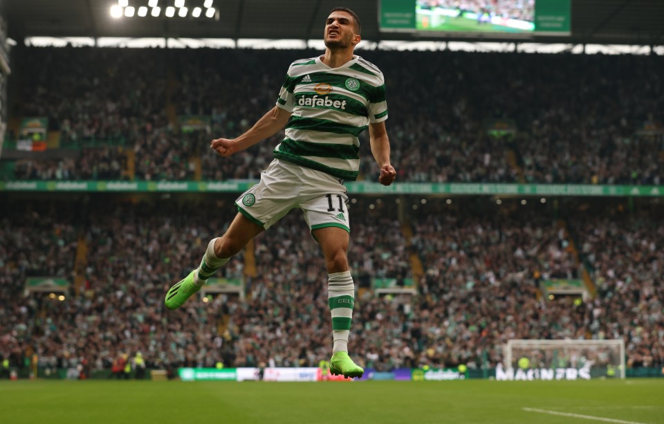 Liel Abada was the star of the Old Firm as he scored twice