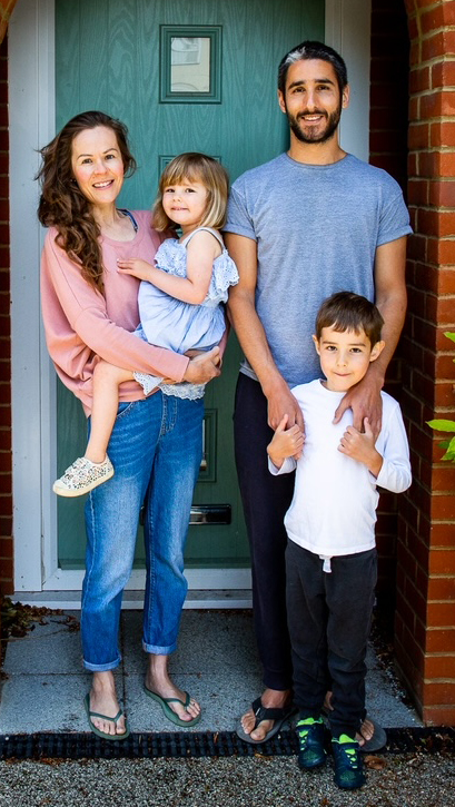 Lydia Joseph - pictured with family - worked out it would be better to switch to a deal at 2.7 per cent with the same lender