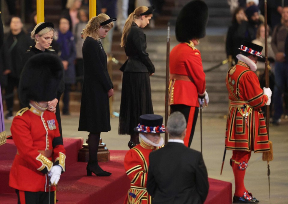 Zara Tindall, Lady Louise and Princess Beatrice remember their grandmother