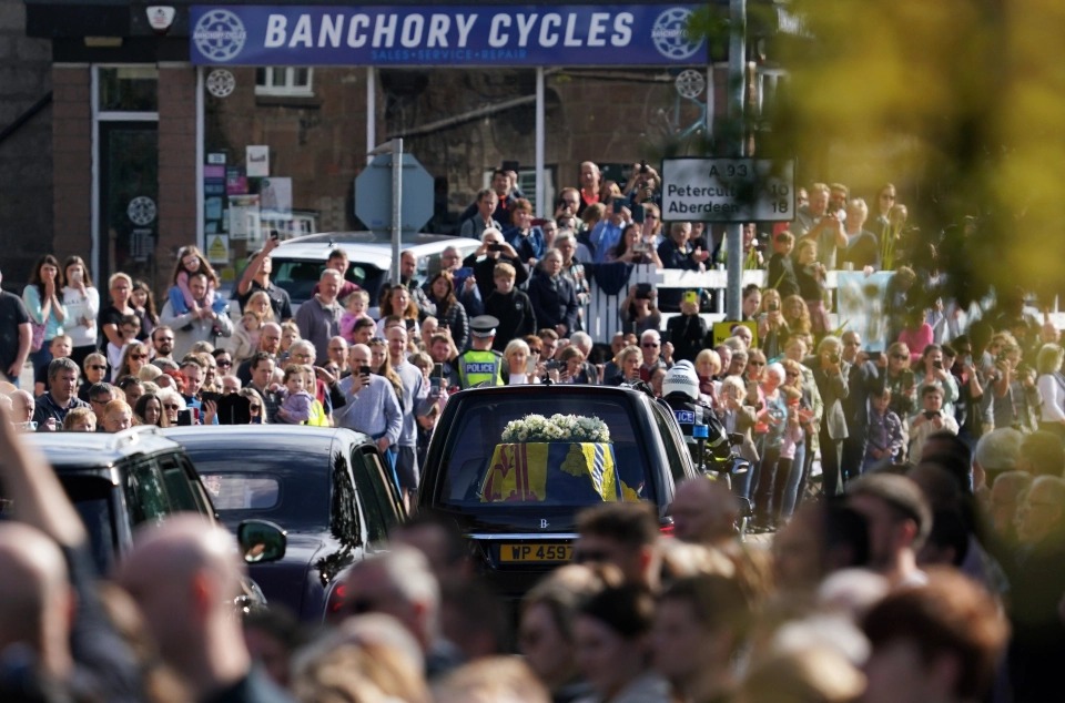 Thousands came to say a final goodbye to the Queen