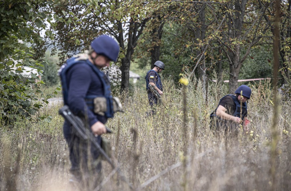 Mine clearers have been brought in to protect recaptured cities