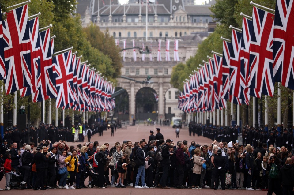 Hundreds arrived in the early hours of the morning