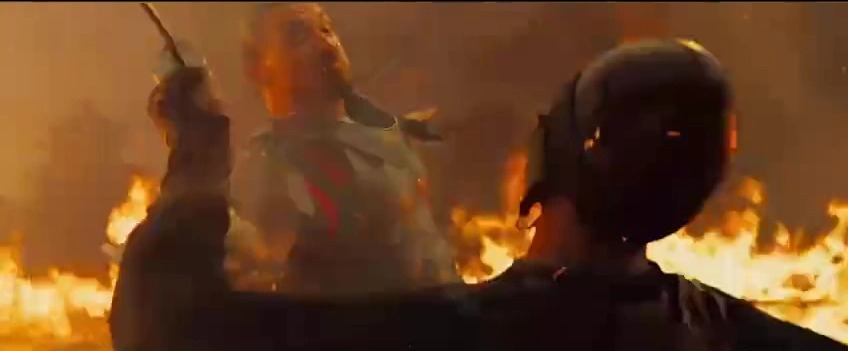 In the trailer, Ibrahimovic is featured in a brutal fight scene