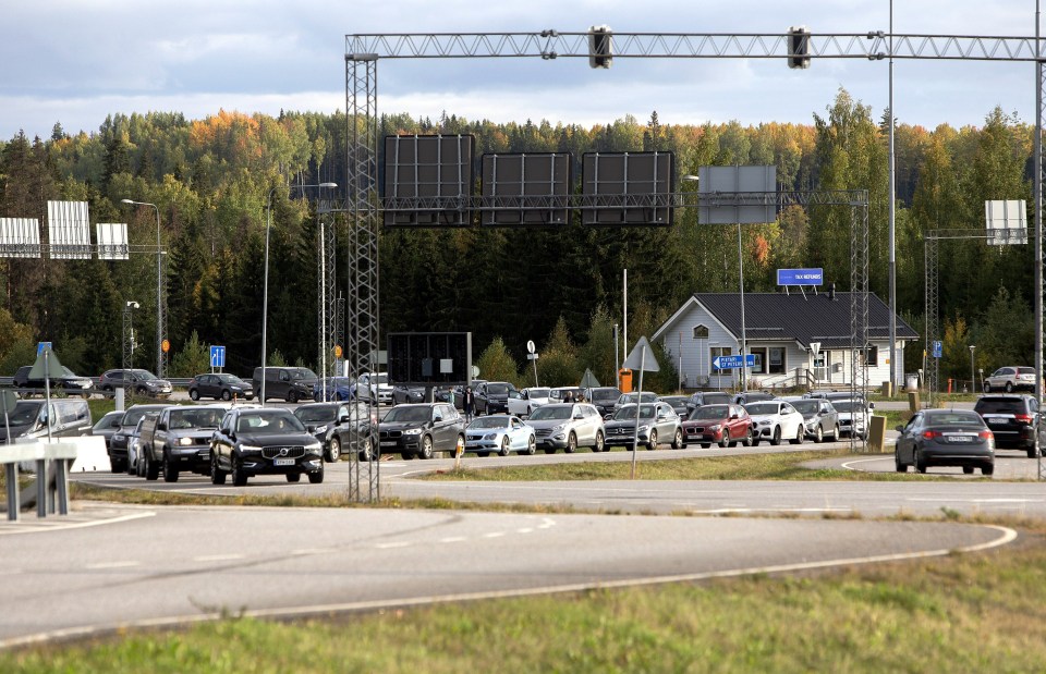 Huge queues have built up on Russia's borders from men desperate to escape