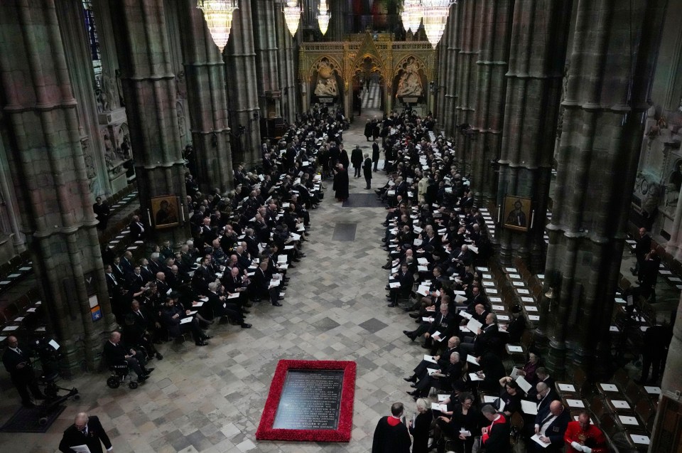 Westminster Abbey was filled with high profile names and global leaders