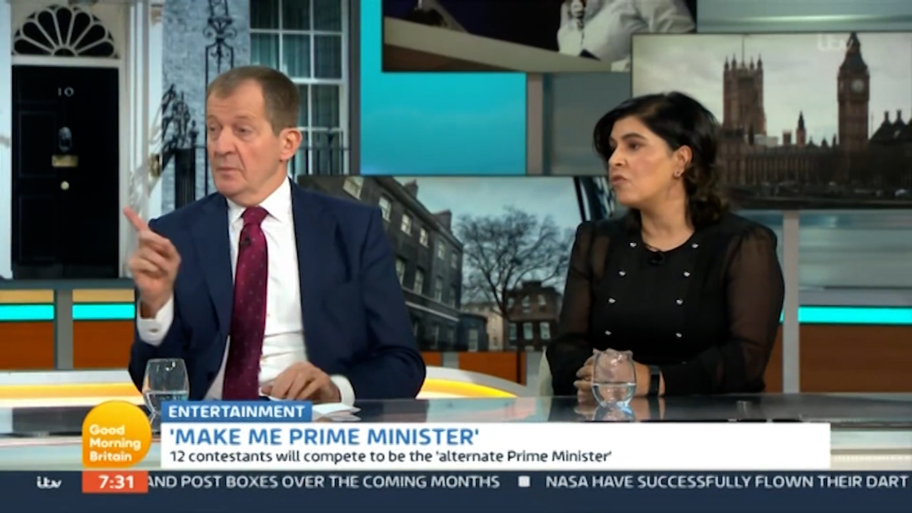 Alastair kept interrupting Baroness Sayeeda Warsi